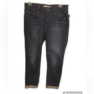 WOMENS LEVI CROPPED SKINNY JEAN